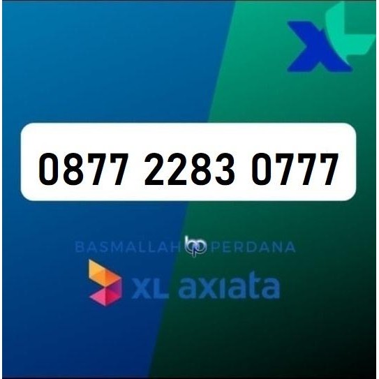 Nomor Cantik XB77 2283 0777 Perdana XL 4G 5G YOP925