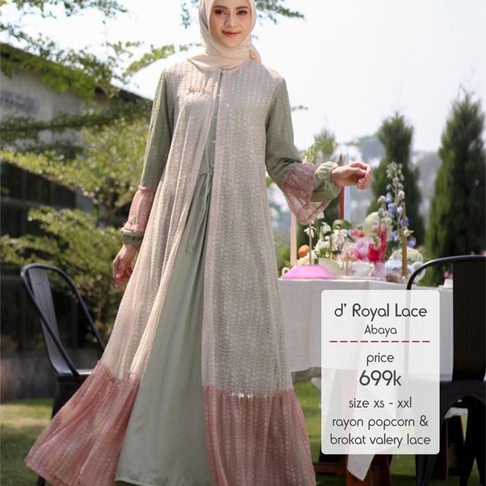 BigSal3%- Sarimbit Dannis Royal Lace/Sarimbit Dannis Ori Dress Muslim