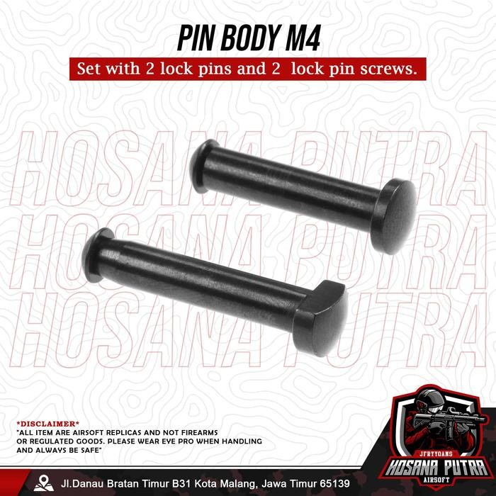 ZiZa- 2B Innovation Pin Body Set M4 (Lokal Pin Body)