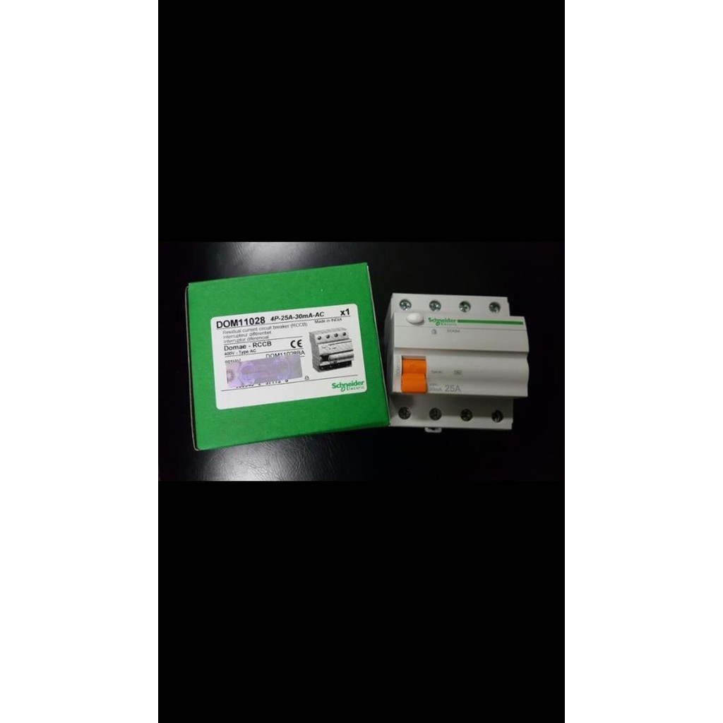 Schneider Elcb 4Pole 25A 25Ampere 30Ma Domae