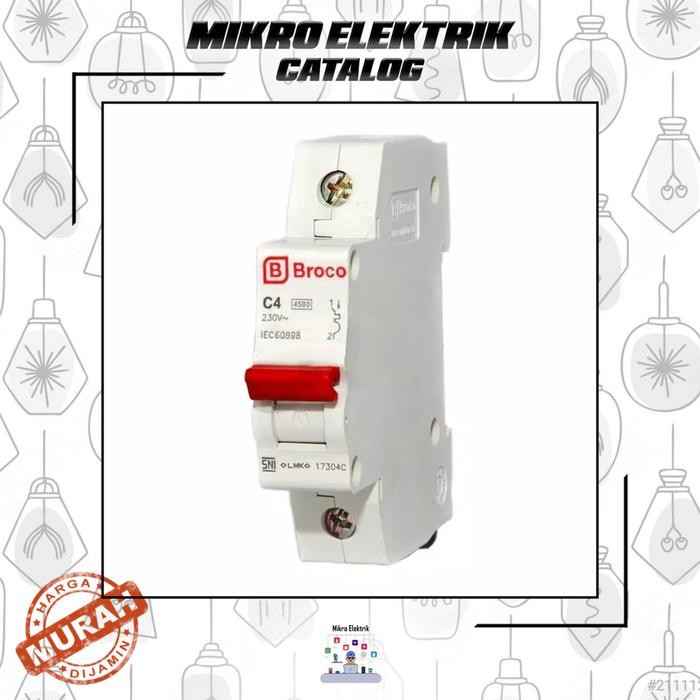 dfue- Broco Mcb 4 Ampere - 1P 17304C