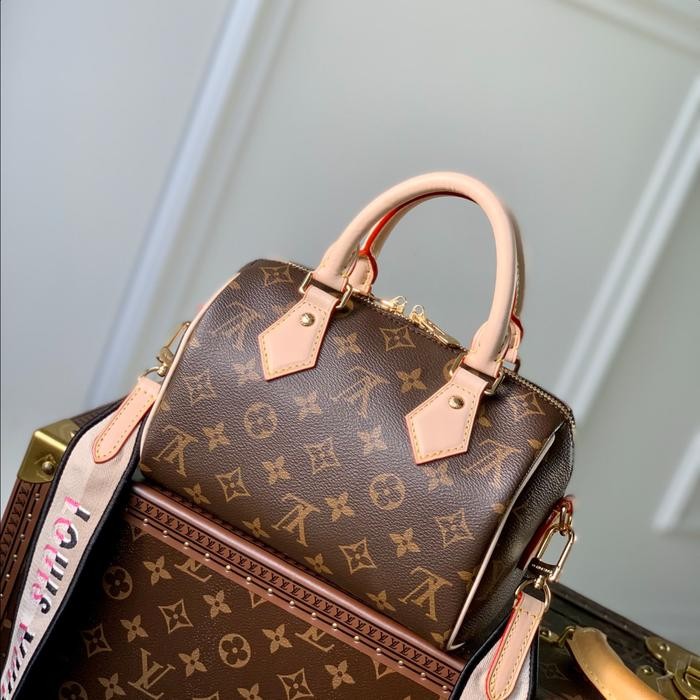 STOK TERBATAS  LOUIS VUITTON LV SPEEDY BANDOULIRE 16 20 25 HANDBAGS MESSENGER BAGS/TAS TANGAN