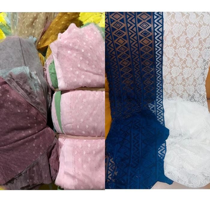 ASLI KAIN PERCA BRUKAT TILE UNTUK KERAJINAN TANGAN KILOAN TERMURAH READY STOCK