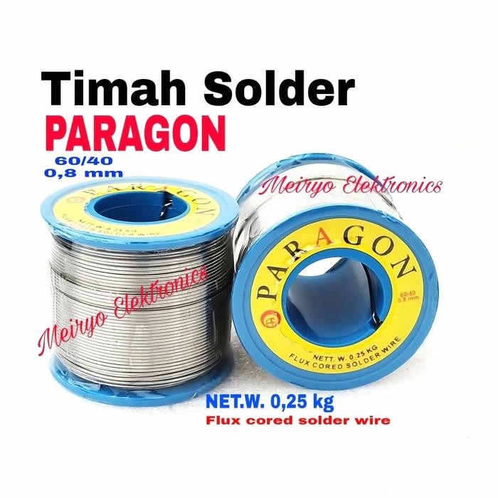 Import Timah Paragon 1/4 Kg / 250 gram /1.Roll ( Timah Tenol Solder PARAGON ) Termurah