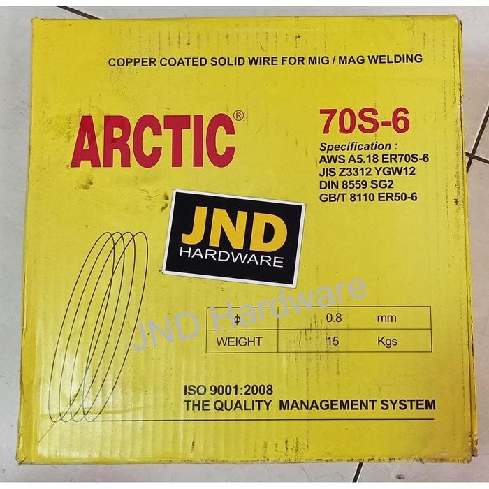 702s- Kawat Las Co 0.8/ Mig Wire Er70S-6 / Er70S - 6 / Er 70 S ,Artic 0.8 Mm