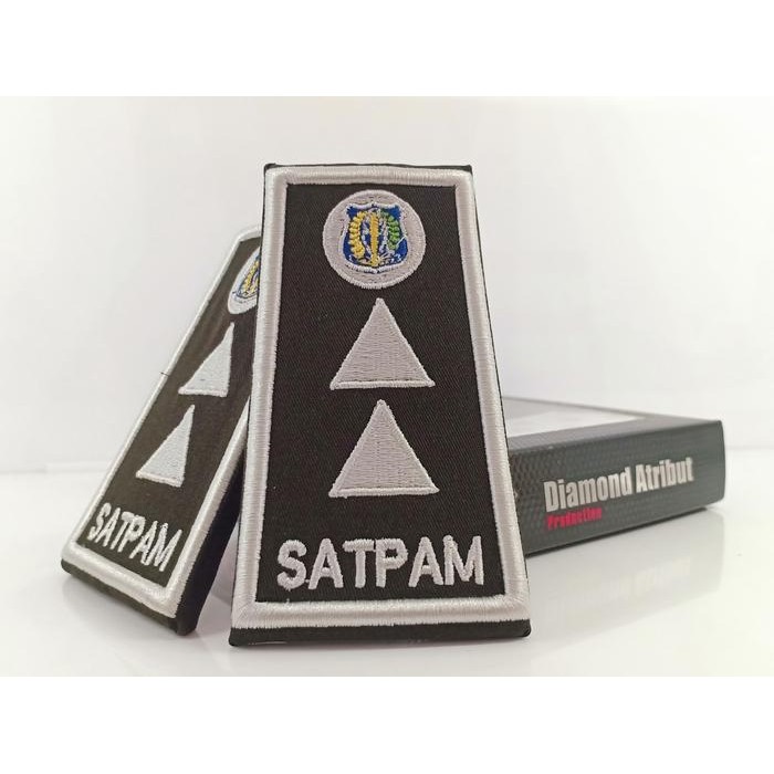 TERLARIS PANGKAT SATPAM PDH PELAKSANA DUA BORDIR TIMBUL KUALITAS TERBAIK READY STOCK