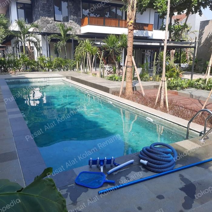 paket alat vacuum cleaner set kolam renang