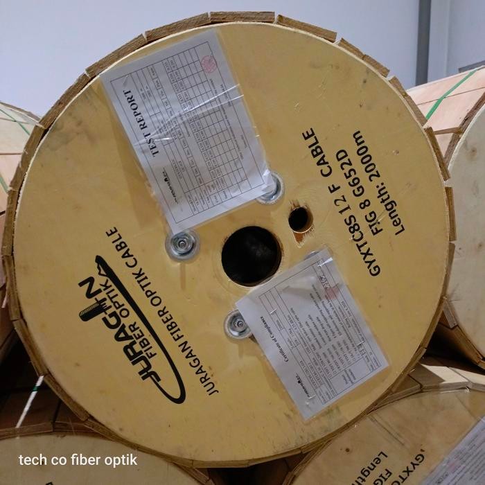 kabel 12 core fig 8 fiber optik KU mini