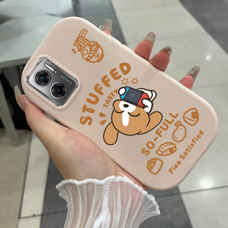 Casing Hp Untuk Xiaomi Redmi 10 Prime 10C Case Casing Mesin permainan kartun HP Kasing bulat gemuk C