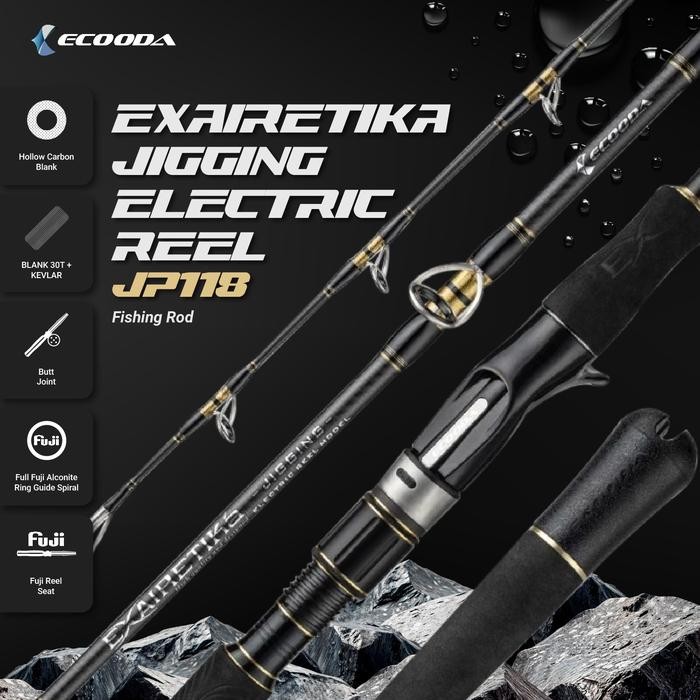 Ecooda Joran ELECTRIC JIGGING ROD EEJDM/EETJ/EETSJ Guides Overhead Jigging Fishing Rod