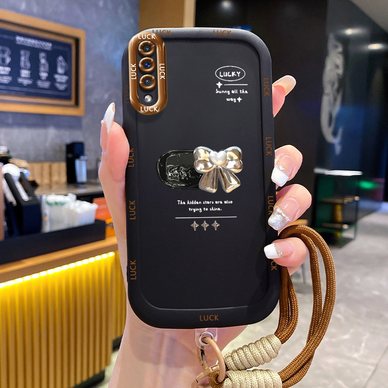 Casing Hp untuk Samsung A50 A50s A30s Case Casing HP Softcase silikon hitam yang dipersonalisasi den