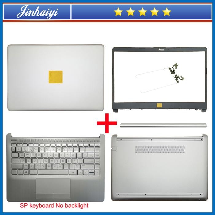 Casing Laptop Set For HP 14-CF DF 14S-CF CR DK TPN-I130 I135 340 G5 LCD top cover screen back case f
