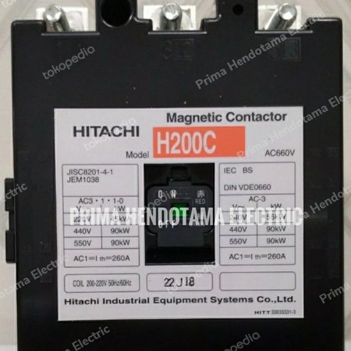 Contactor Hitai H200C 220V Contactor Hitai H-200C 220V