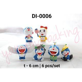Di-0006 Topper Figurine Hiasan Kue Karakter Doraemon Doremi Lolipop
