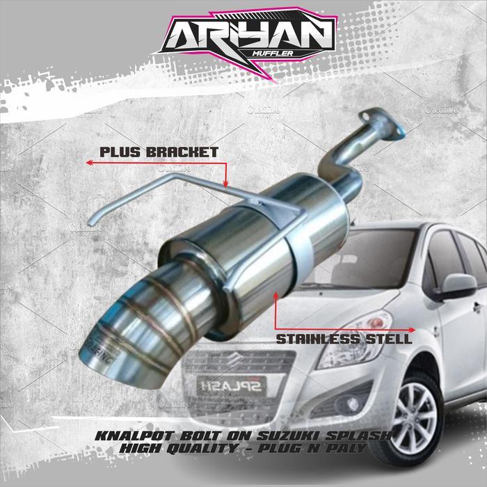 Knalpot Bolt On Suzuki Splash - High Quality