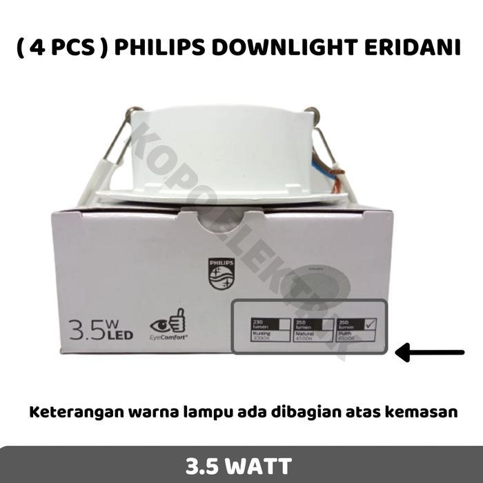 NEW Lampu Led Downlight Philips 3w 3 inch 3 watt