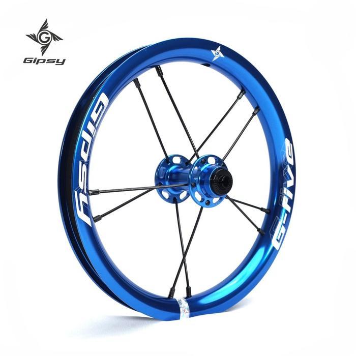 Alinja - Gipsy G-Five Push Balance Bike 12" Wheel Set - Sepeda Anak - Blue Terbaru !!!
