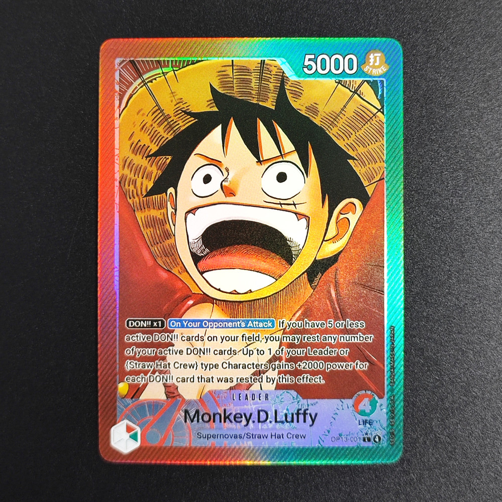 DIY One Piece Card Game ACE Luffy Sabo Bonney Roger OP13-002 OP13-001 OP13-004 OP13-100 Collection