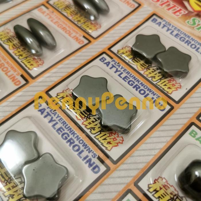 NEW MAINAN ANAK MAGNET LOVE, BINTANG, DLL ( 1 PACK ISI 2 PCS)