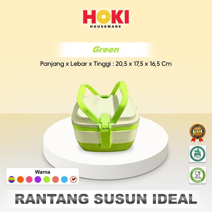 Rantang Susun Ideal / Rantang Set / Rantang Minimalis / Rantang Susun Plastik Terlaris
