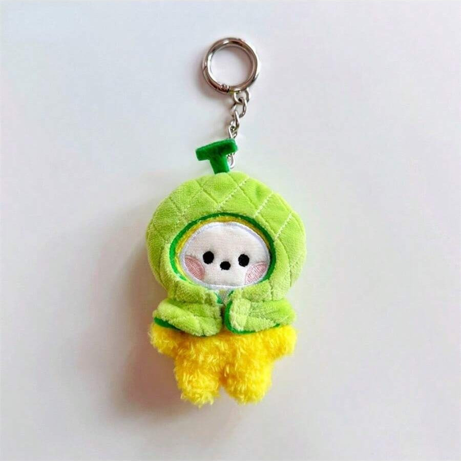 BT21 KPOP MININI FRUITS DOLL Mini Fruit Doll Plush Doll Pendant Keychain Pendant ARMY Fan Gift