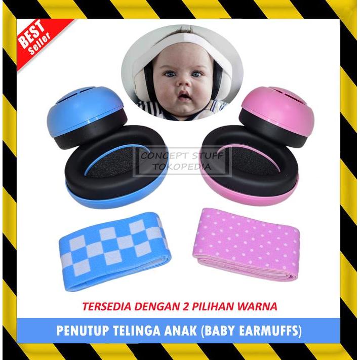 Head Set Headset Earbud Ear Bud Penutup Peredam Kedap Suara Anti Bising Berisik Kaget Pelindung