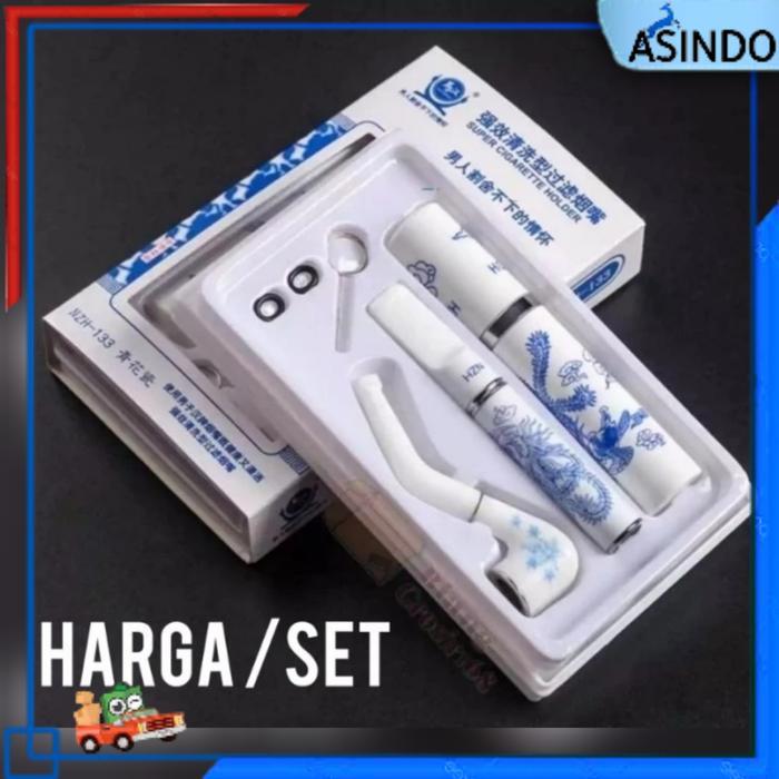 Pipa Filter Saringan Asap 1 Set 3 Pipa