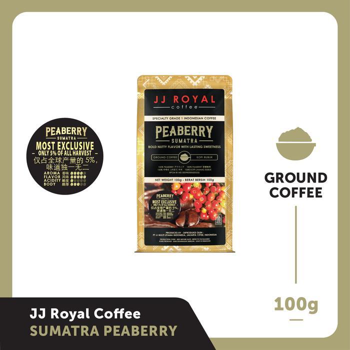 JJ ROYAL COFFEE PEABERRY SUMATRA