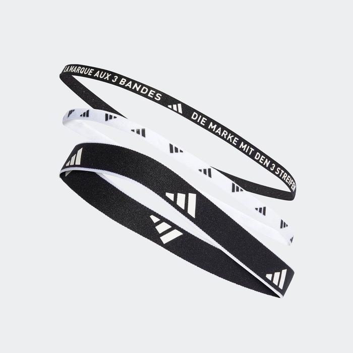 Premium Adidas Multiple Width Training Headbands 3 Per Pack Unisex Black Ia3031 Original