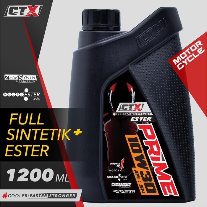 Terlaris CTX Ester Prime 10w30 - oli racing MOGE full sintetik ester