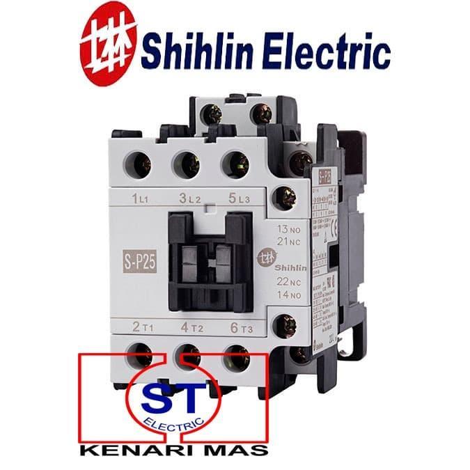 Kontaktor / Contactor Sp25 / S-P25 Shihlin Electric 3 Phase 32A /Sp 25 Terbaru