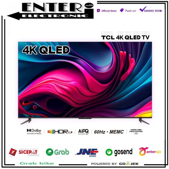 TCL 43Q6 50Q6 4K QLED SMART GOOGLE TV 43 50 INCH Q6 DOLBY VISION ATMOS - 50 INC TCL 50Q6