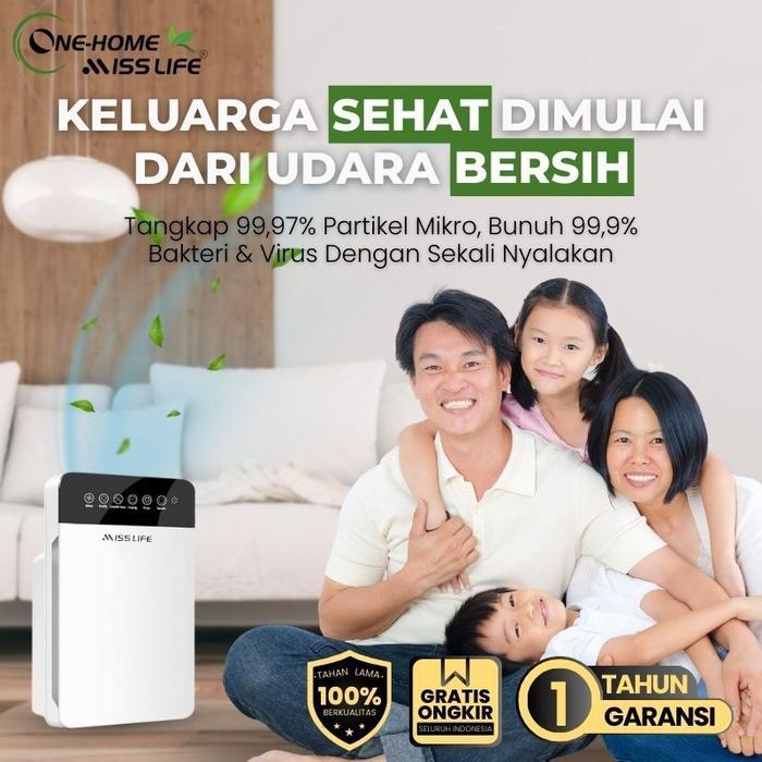 MISS LIFE Air Purifier K2 Pembersih Udara HEPA 11 WiFi
