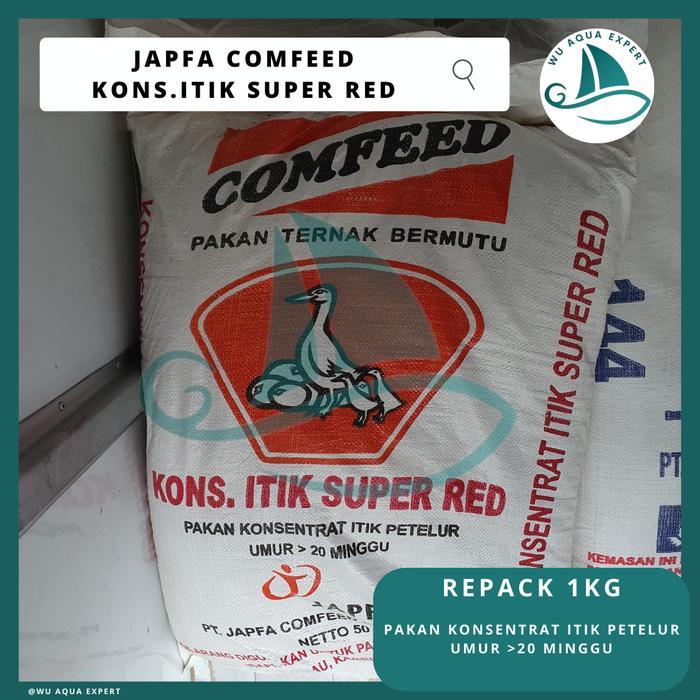 PAKAN KONSENTRAT ITIK PETELUR COMFEED KONS.ITIK SUPER RED HI PRO VITE 144 PAKAN ITIK BEBEK PETELUR