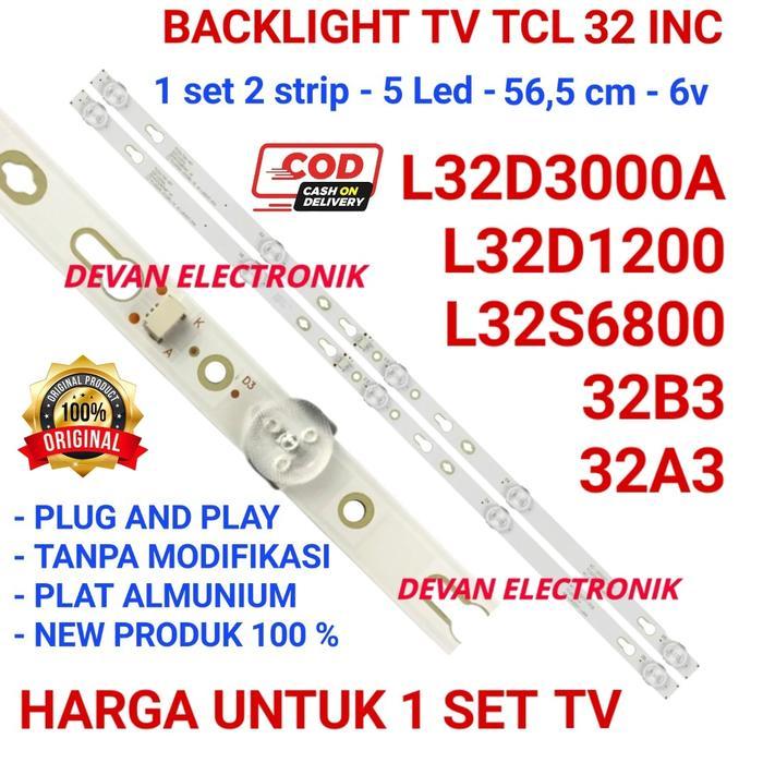 Termurah Backlight Tv Tcl 32D3000 32D1200 32B3 32A3 Lampu Led Backlight Tv Tcl