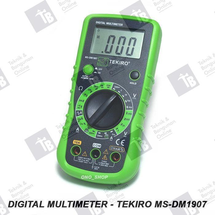 Tekiro Digital MultiMeter / Multi Tester AVO Meter Digital / Multi Meter ORIGINAL MS-DM1907
