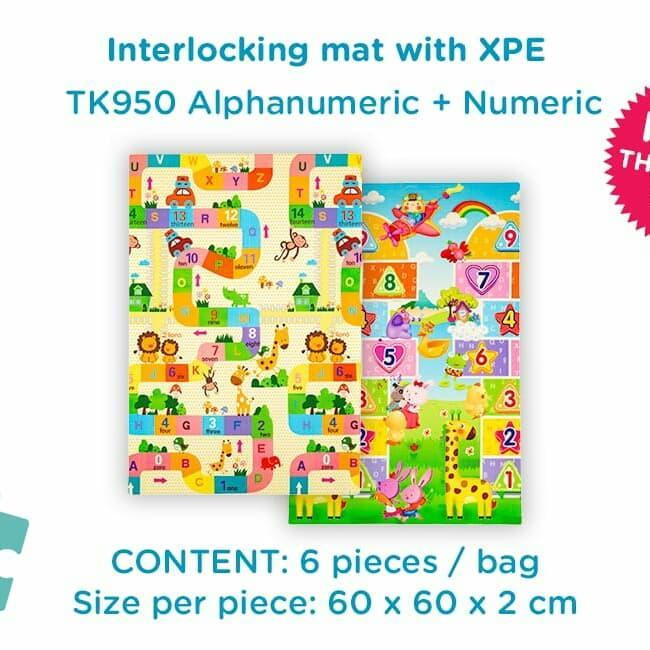 Momzy Karpet / Matras / Tikar / Playmat / Puzzle Yofi 60X60X2 Cm Xpe #Gratisongkir