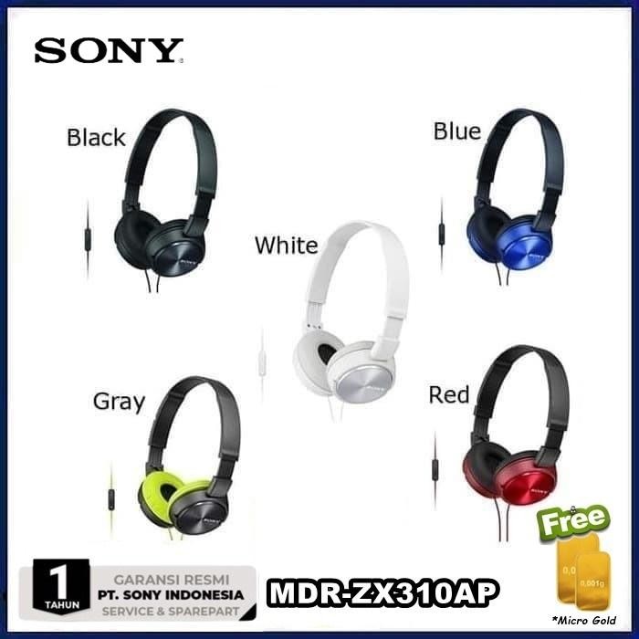 SONY MDR-ZX310 Sound Monitoring Headphone Headset Sony MDR ZX310AP Ori