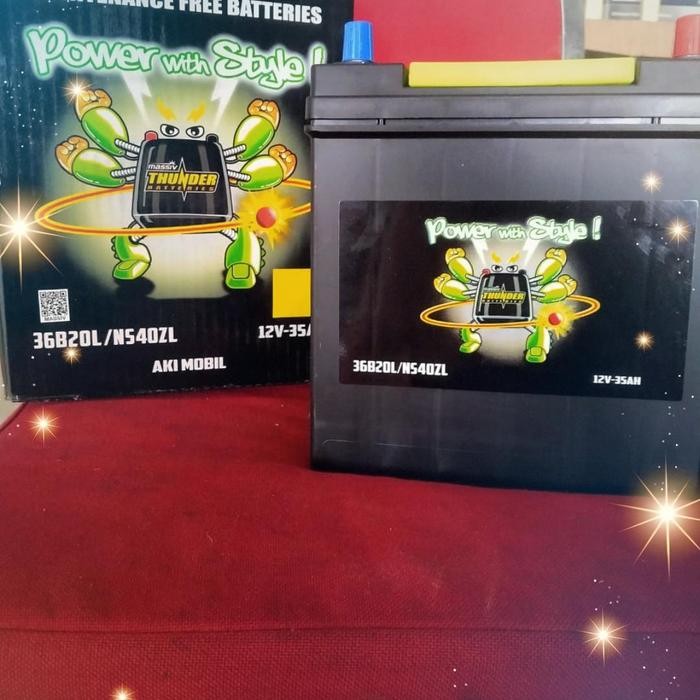 Aki Kering Mf Thunder Ns40Zl Honda Freed Mobilio