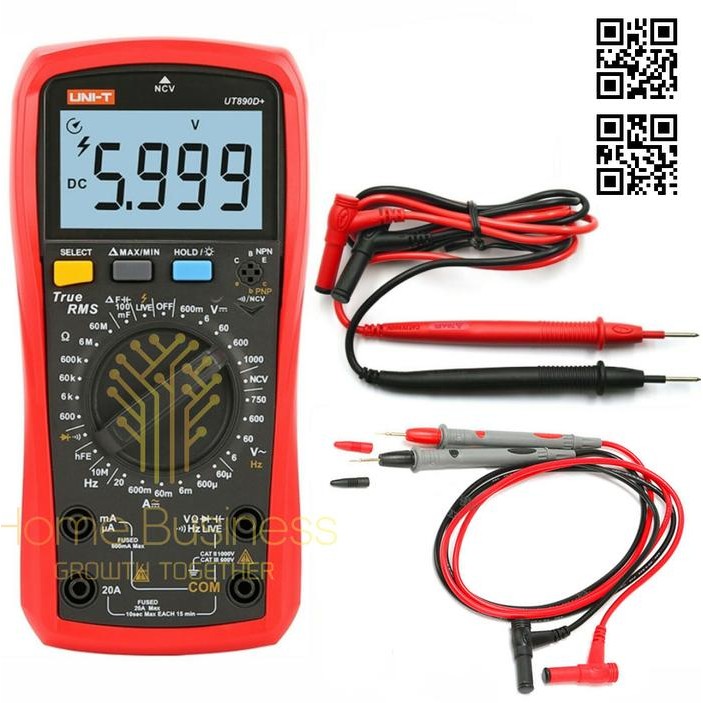 Multitester Avometer Digital Acdc Uni-T Ut890D Ut890 D Ut 890D 890 D