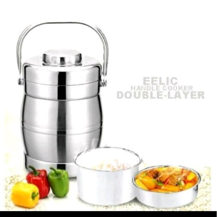 Rantang Tunggal 2Liter/Rantang Stainless Steell Bekal/Handpan