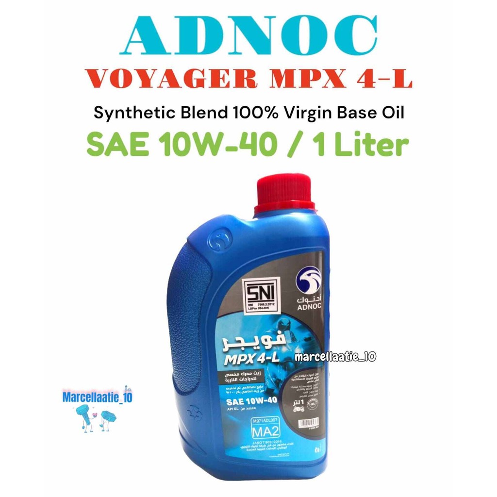 OLI ADNOC VOYAGER MPX 4-L 1 LITER OLI MOTOR MURAH 1LITER OLI MOTOR