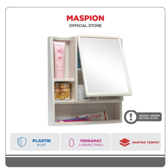 Maspion Wall Cabinet / Rak Kaca Kamar Mandi MC 18