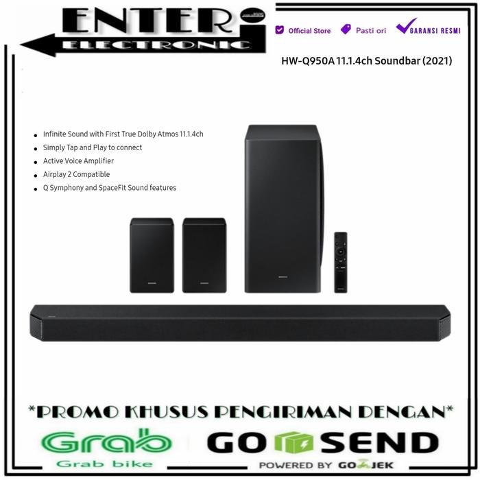 SAMSUNG HWQ950A - WIRELESS SOUNDBAR 11.1.4CH HW Q950A DOLBY ATMOS DTSX