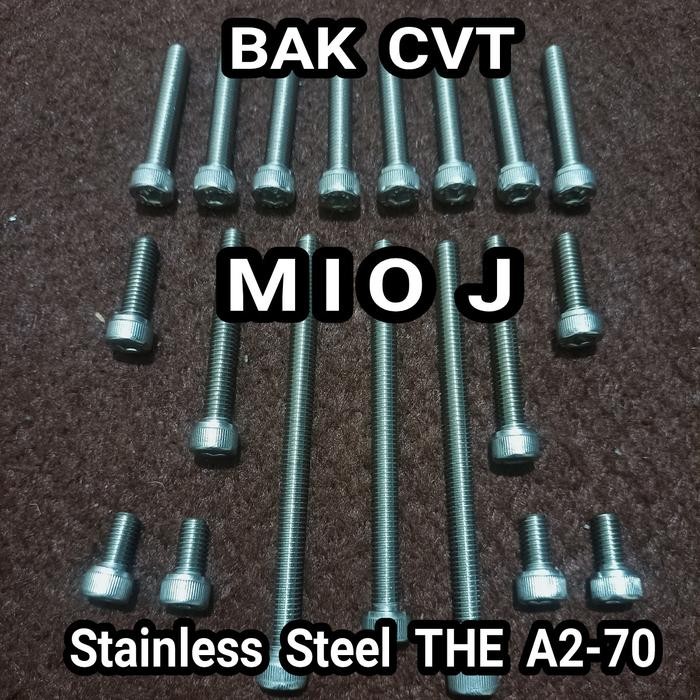 BAUT BLOK CVT MIO J SOUL GT 115 XRIDE BAUT L SET MESIN FINO 115