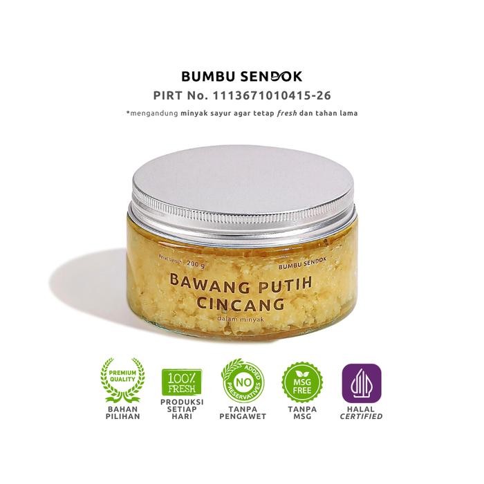 

Pilihan- Bumbu Sendok Bawang Putih Cincang Dalam Minyak / Minced Garlic 200G