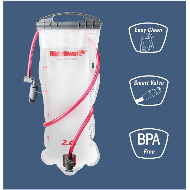 Water Bladder Rhinowalk Hydration Bladder Flexible Brush 2L Rk18101