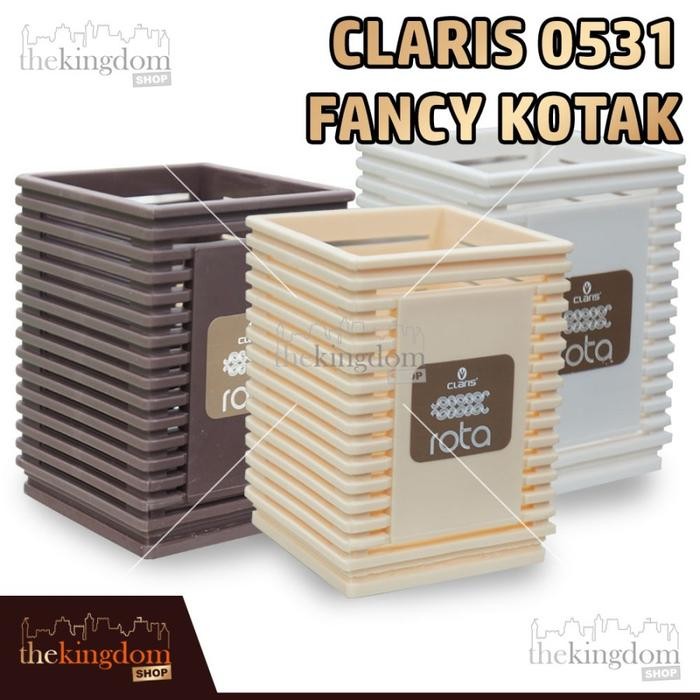 

Claris 0531 Fancy Rota Tempat Kotak Penyimpanan Wadah Storage Alat Tulis Pulpen Pensil Plastik