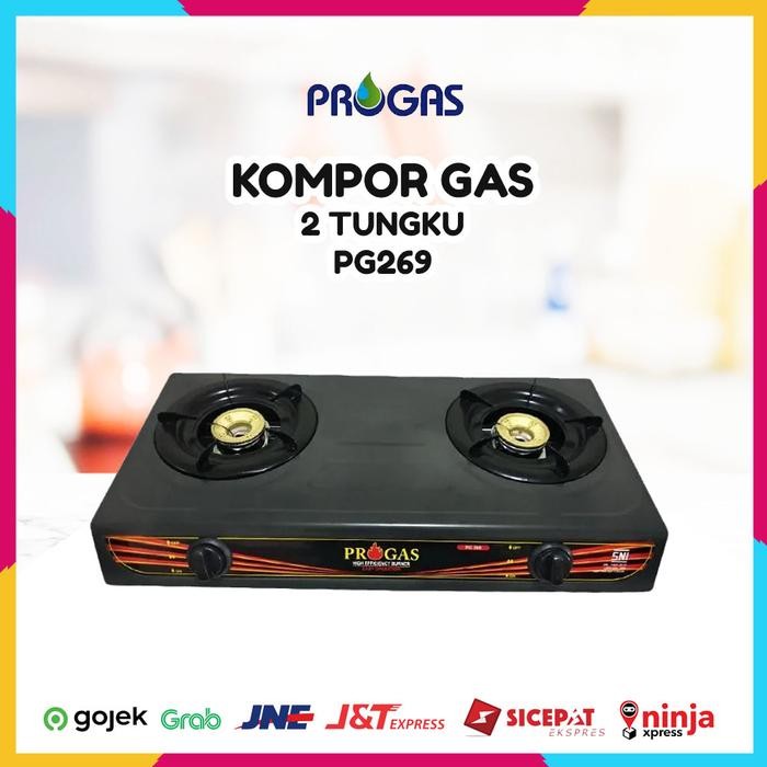 Pilihan- Kompor Gas 2 Tungku Progas Pg-269