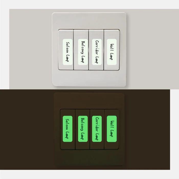 

NIIMBOT D11_H D110_M D101 Kertas cetak label termal bercahaya menandai tombol stiker tahan air